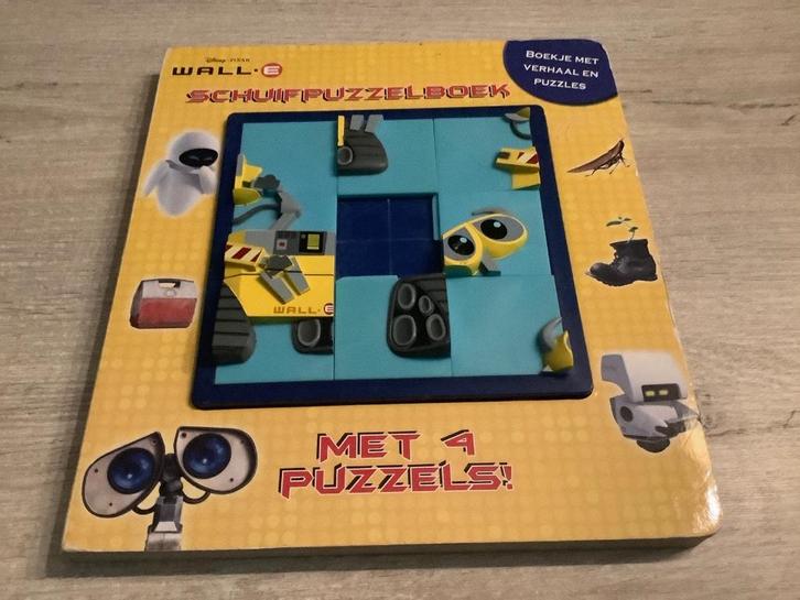 Disney-Pixar Wall-E schuifpuzzel boek (2008), Boeken, Kinderboeken | Kleuters, Gelezen, Sprookjes, 4 jaar, Jongen of Meisje, Uitklapboek