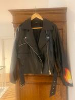 Leerjasje, Kleding | Dames, Jassen | Zomer, Eight paris, Zwart, Ophalen of Verzenden, Zo goed als nieuw