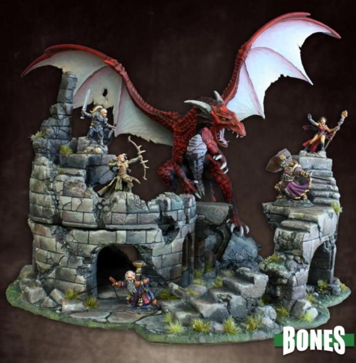 Reaper Miniatures Dragons Don't Share Bones Box 77381, Hobby en Vrije tijd, Wargaming, Nieuw, Overige soorten, Figuurtje(s), Verzenden