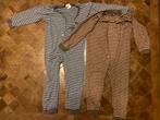 Deux pijamas Sleepwear brun et bleu, enfants 2-4 ans., Comme neuf