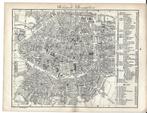 1871 - Plan de Bruxelles / zeldzaam stadsplan Brussel, Envoi