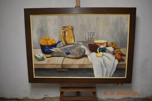 M Corradini Groot mooi stillevenschilderij op ingelijst canv, Antiek en Kunst, Kunst | Schilderijen | Klassiek, Ophalen