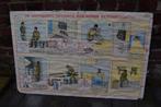 Rusische affiche op hardboard uit koude oorlog, Verzamelen, Ophalen of Verzenden, Landmacht, Overige typen