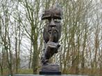 Beeld de Fluisteraar - 40 cm - Brons - met Marmeren voet, Ophalen of Verzenden, Nieuw