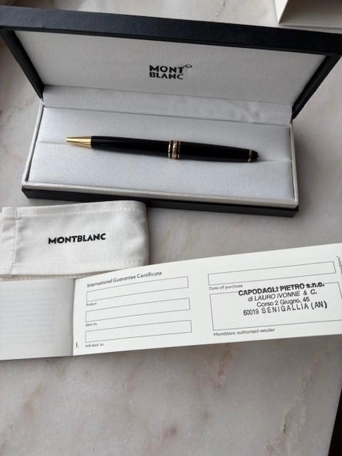 Montblanc Meisterstuck ballpoint | vgl Cartier, Dupont, ..., Collections, Stylos, Comme neuf, Stylo à bille, Mont Blanc, Enlèvement ou Envoi