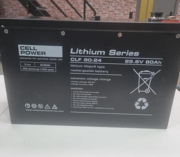 Cellpower Lithium Accu 24V 80Ah, *NIEUW* beschikbaar voor biedingen