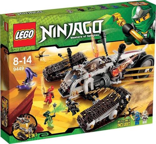 Lego Ninjago  9449 Ultra Sonic Raider, Kinderen en Baby's, Speelgoed | Duplo en Lego, Zo goed als nieuw, Lego, Complete set, Ophalen of Verzenden