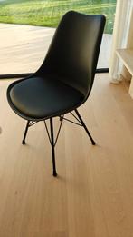 6 Eetkamerstoelen - zwart, Huis en Inrichting, Stoelen, Ophalen, Zo goed als nieuw