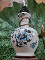 Petite lampe déco fleurs faïence, Enlèvement ou Envoi, Utilisé