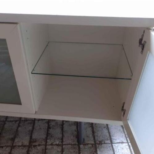 URGENT MEUBLE IKEA BLANC 4 PORTES, Maison & Meubles, Bureaux, Utilisé, Enlèvement