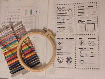 Stitch book, draden en borduurring, Enlèvement, Neuf, Broderies à la main, Set à broder