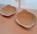 Le Creuset geëmailleerde gietijzeren ovenschaaltjes n3,, Huis en Inrichting, Keuken | Potten en Pannen, Ophalen, Zo goed als nieuw