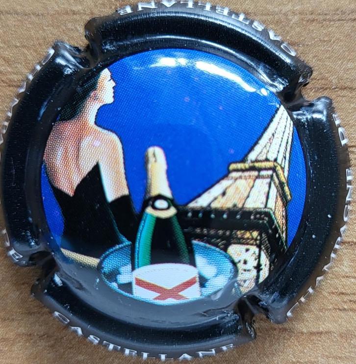 Champagnecapsule DE CASTELLANE Serie 16 nr.081, Verzamelen, Wijnen, Nieuw, Champagne, Frankrijk, Ophalen of Verzenden