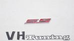 Chervrolet (Camaro) SS logo zelfklevend 9 cm metaal rood, Auto diversen, Auto-accessoires, Nieuw, Ophalen of Verzenden