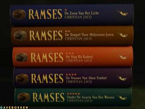 Ramses - Christian Jacq - Luitingh Sijthoff - 5x - HC, Livres, Fantastique, Utilisé, Enlèvement ou Envoi