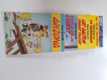 5 BD de Lucky Luke : édition 1977 (3, 4, 23, 24 et 25)