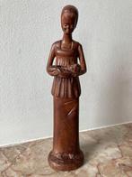 Afrikaanse Maria met Kind in hout gesneden (21,5 cm), Ophalen of Verzenden