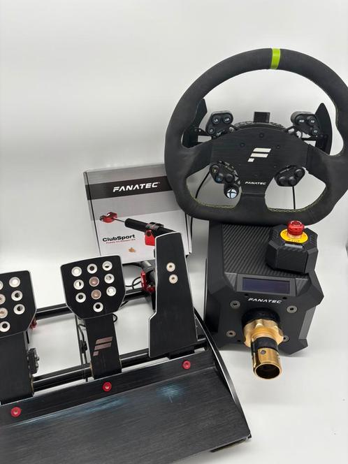 Fanatec — Sim Racing instellen, Computers en Software, Joysticks, Zo goed als nieuw, Ophalen
