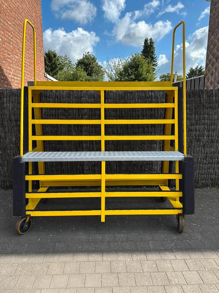 Rolsteiger werkplatform 180cm werkhoogte, Doe-het-zelf en Bouw, Steigers, Rolsteiger of Kamersteiger, Ophalen of Verzenden