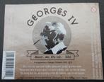 Bieretiket George IV Brouwerij  Deca Services (8u4), Verzamelen, Verzenden, Gebruikt
