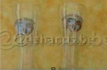 11 glazen: 2 Brugse Tripel +  9 Palm  beschikbaar voor biedingen