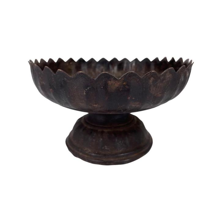 Oude lotusbloembeker uit Nepal of Tibet, Antiek en Kunst, Kunst | Niet-Westerse kunst, Ophalen of Verzenden