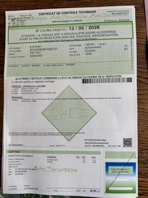 Camping-car Roller Team corfu 235, Caravans en Kamperen, Mobilhomes, Particulier, Half-integraal, tot en met 2, Fiat, Diesel, 6 tot 7 meter