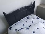 Bed, Huis en Inrichting, Slaapkamer | Bedden, 100 cm, Blauw, Gebruikt, 210 cm