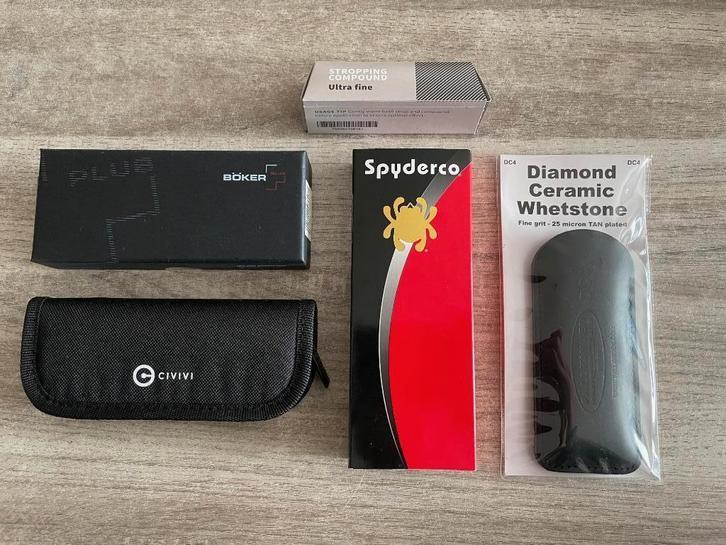 Spyderco Efficient - Civivi Yonder - Boker Worldwide 2.0, Caravans en Kamperen, Kampeergereedschap, Nieuw, Ophalen of Verzenden