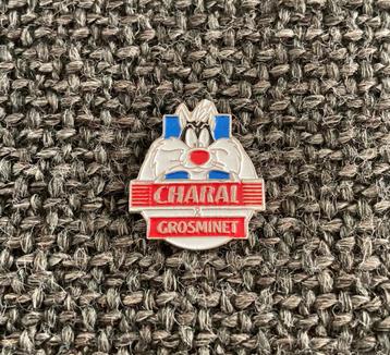 PIN - CHARAL & GROSMINET - SYLVESTRE - SYLVESTER & TWEETY, Envoi, Utilisé, Marque, Insigne ou Pin's