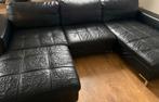 Hoeksalon gratis op te halen te Oelegem, Ophalen, Gebruikt, Leer, Zwart