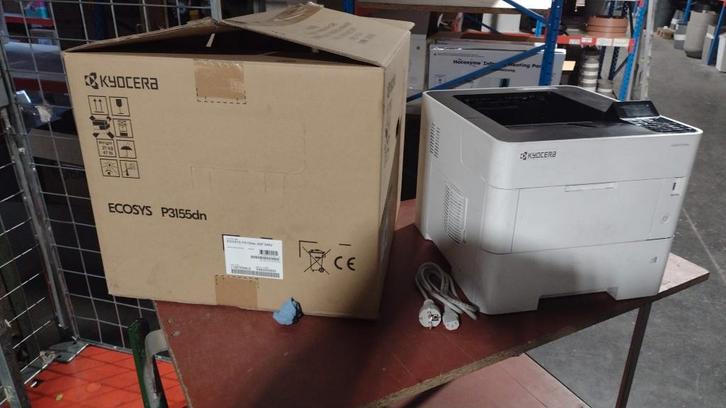 KYOCERA ECOSYS P3155dn, Computers en Software, Printers, Gebruikt, Printer, Laserprinter, Zwart-en-wit printen, Ophalen