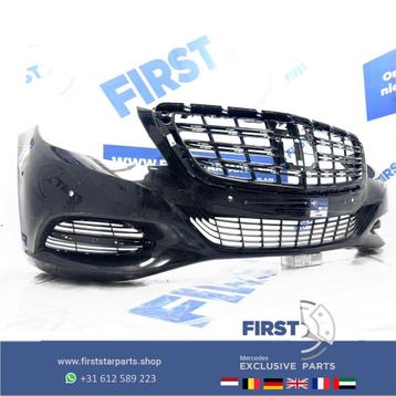W222 VOORBUMPER ZWART WIT GRIJS FACELIFT origineel Mercedes  beschikbaar voor biedingen