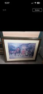Grand tableau avec des chevaux, Antiquités & Art, Art | Dessins & Photographie, Enlèvement