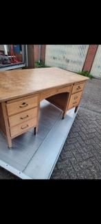 Vintage Houten Bureau, Directeursbureau, Ophalen, Gebruikt, Bureau