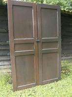 volets en bois méranti, Doe-het-zelf en Bouw, Rolluiken, Ophalen, Gebruikt