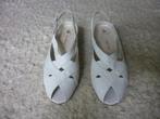 Lederen Sandalen Platino, Platino, Wit, Nieuw, Sandalen of Muiltjes