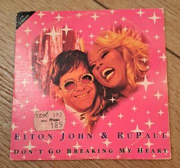 Elton John & Rupaul - Don't Go Breaking My Heart CD-single beschikbaar voor biedingen