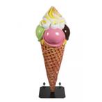 Crème glacée mobile 220 cm - boule de glace avec 4 boules de