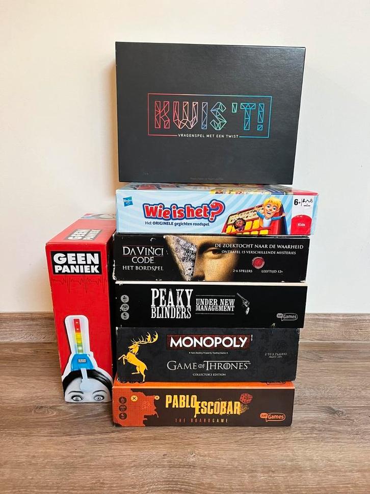 Gezelschapsspelletjes zo goed als nieuw, Hobby en Vrije tijd, Gezelschapsspellen | Overige, Zo goed als nieuw, Ophalen