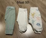 3 broekjes baby (maat 50), Kinderen en Baby's, Babykleding | Maat 50, Ophalen of Verzenden, Zo goed als nieuw