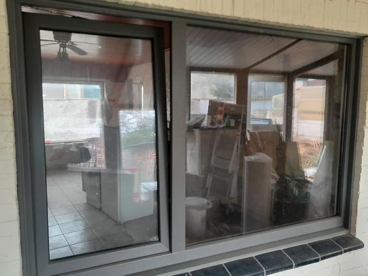 pvc ramen, Doe-het-zelf en Bouw, Glas en Ramen, Zo goed als nieuw, Overige typen, 120 tot 160 cm, 160 cm of meer, Ophalen