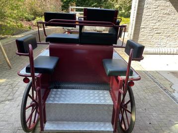 Calèche à vendre, Comme neuf, Wagonette, Cheval ou Poney