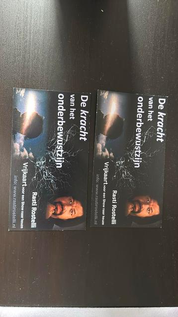 Tickets voor de kracht van het onderbewustzijn beschikbaar voor biedingen