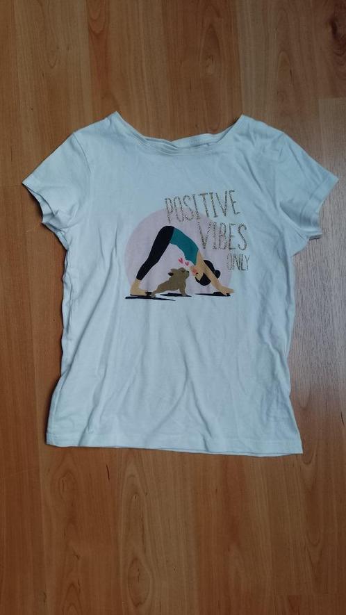 T-shirt fille 6 ans, Kinderen en Baby's, Kinderkleding | Maat 116, Gebruikt, Meisje, Overige typen, Ophalen of Verzenden