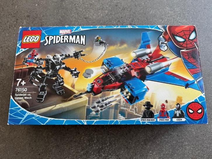 Lego Marvel 76150 - Spider Man - Spiderjet vs. Venom Mech, Kinderen en Baby's, Speelgoed | Duplo en Lego, Gebruikt, Lego, Complete set