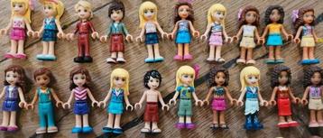 Lego friends figuren: 20 poppen  beschikbaar voor biedingen
