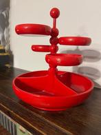 vintage 1970's Emsa Snacktoren, Duitsland rood, Ophalen