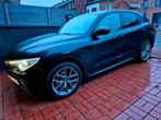 Alfa Romeo Stelvio, Auto's, Automaat, 4 cilinders, Zwart, Leder