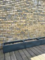 Pots de fleurs antraciet, Ophalen, Kunststof, Tuin, Zo goed als nieuw